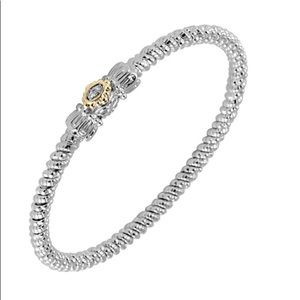 Alwand Vahan 3mm wide .02ctw Diamond Bracelet